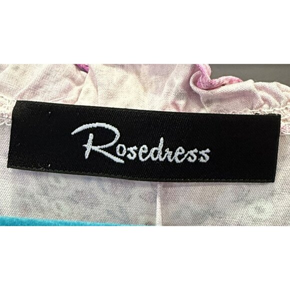 Rosedress Womens Floral Patchwork Cottagecore Mini Dress Ruching Ruffles Boho XS - Picture 5 of 6